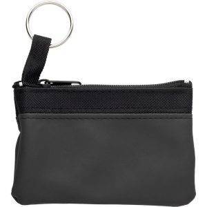 Trousseau de clés, porte-monnaie, porte-clés noir personnalisable – réf. V4370-03