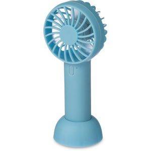 Ventilateur de poche bleu clair personnalisable avec logo