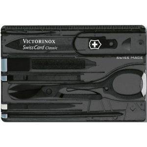 Victorinox Swiss card Classic noir personnalisable avec logo
