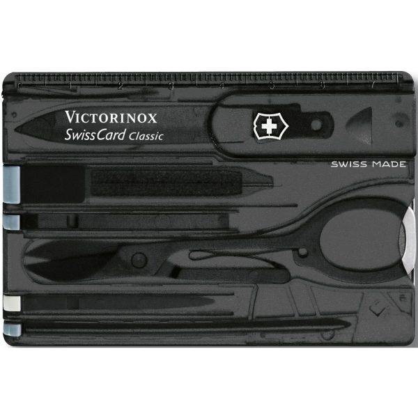 Victorinox Swiss card Classic noir personnalisable avec logo