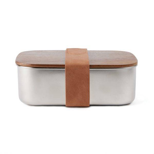 VINGA Boîte à lunch en acier recyclé RCS Ciro gris personnalisable