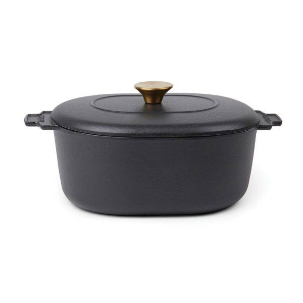 VINGA Cocotte 4L Monte heritage noir personnalisable avec logo