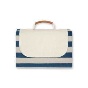 VINGA Couverture de pique-nique en rPET GRS Alba bleu personnalisable