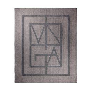 VINGA Couverture GRS Monogram szary personnalisable avec logo