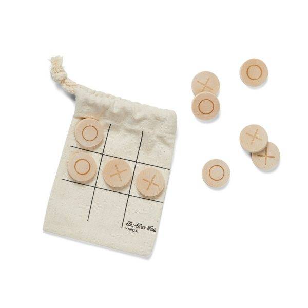 VINGA Jeu de morpion brun personnalisable avec logo