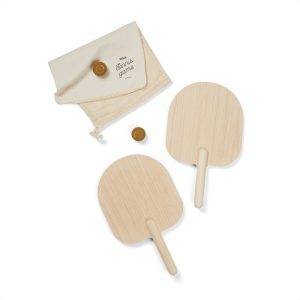 VINGA Jeu de tennis de plage Miro brun personnalisable avec logo