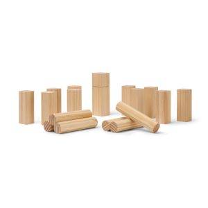 VINGA Mini jeu Kubb brun personnalisable avec logo