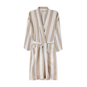 VINGA Peignoir L/XL hammam GRS Ornos beige personnalisable avec logo