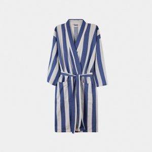 VINGA Peignoir S/M hammam GRS Ornos bleu personnalisable avec logo