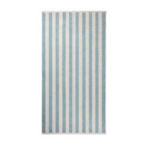 VINGA Serviette de plage GRS Lagoa light blue, white personnalisable