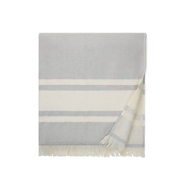 VINGA Serviette éponge pour hammam Tolo gris personnalisable avec logo