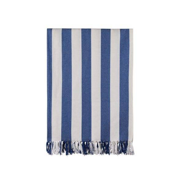 VINGA Serviette hammam GRS Ornos bleu personnalisable avec logo