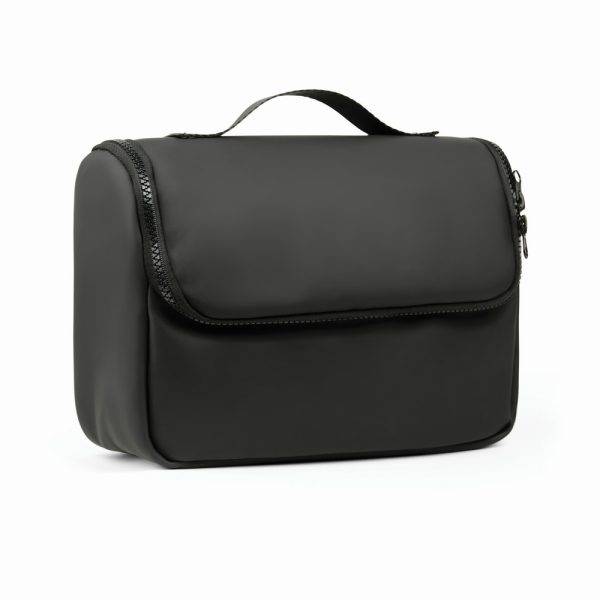 VINGA Trousse de toilette Baltimore noir personnalisable avec logo