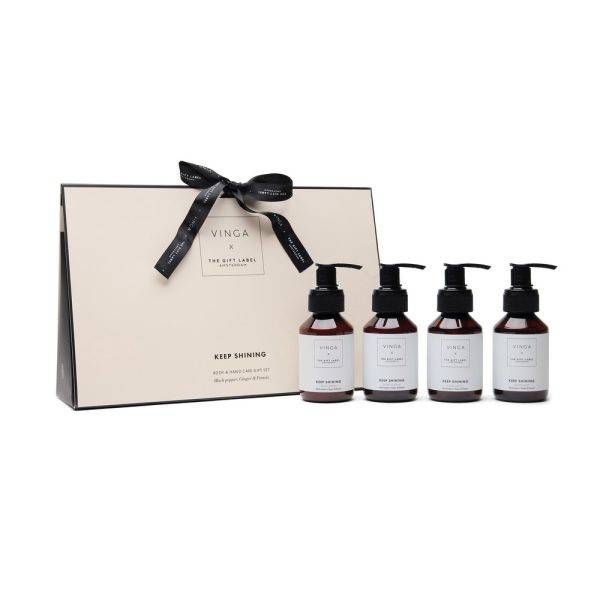 VINGA x TGL Coffret cadeau pour le corps et les mains personnalisable