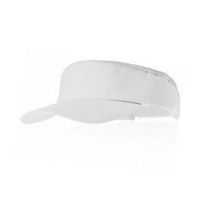 Visière blanc personnalisable avec logo