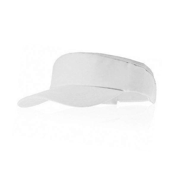 Visière blanc personnalisable avec logo